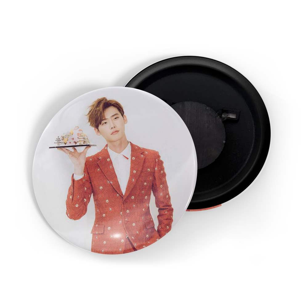 dhcrafts Fridge Magnet K-Drama Korean Actor Multicolour Lee Jong-suk D4 Glossy Finish Design Pack of 1